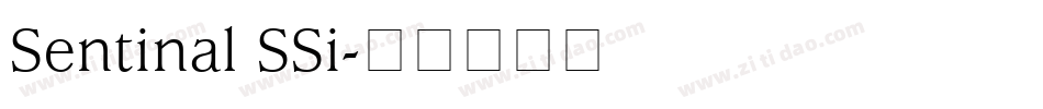 Sentinal SSi字体转换